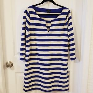 J Crew stripe tunic/mini dress XL